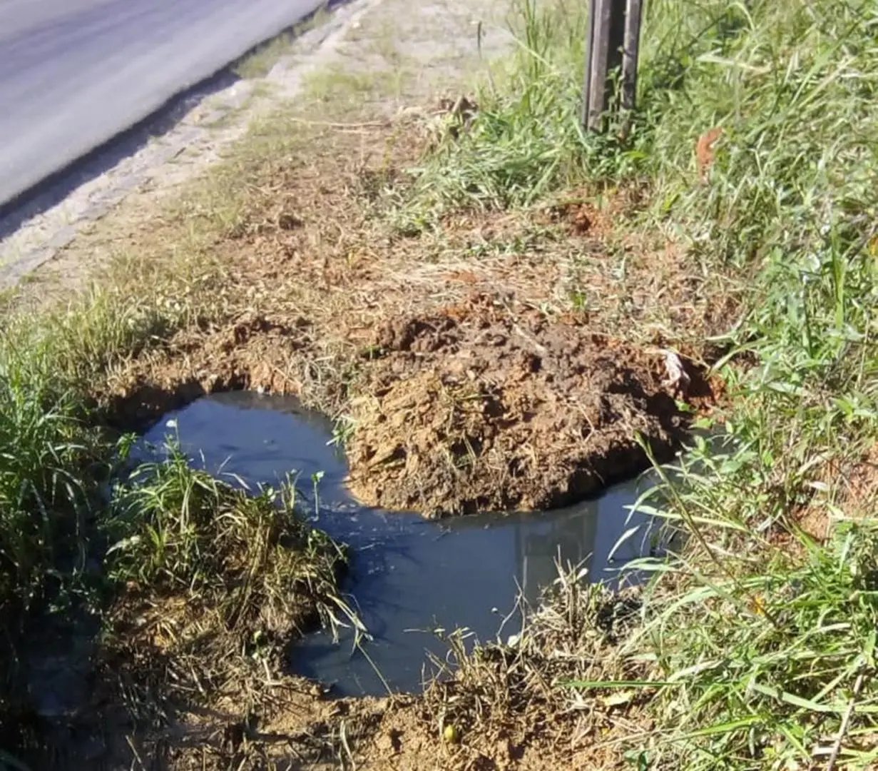 Esgoto a c&eacute;u aberto est&aacute; causando doen&ccedil;as e perigo na via