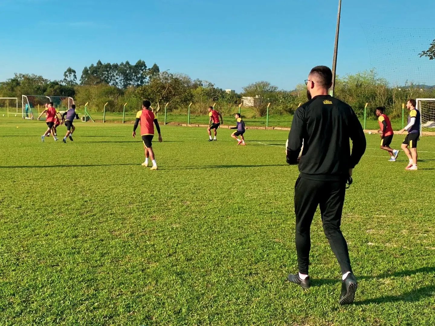 Ter&ccedil;a de treino e olho no jogo contra o Cruzeiro 