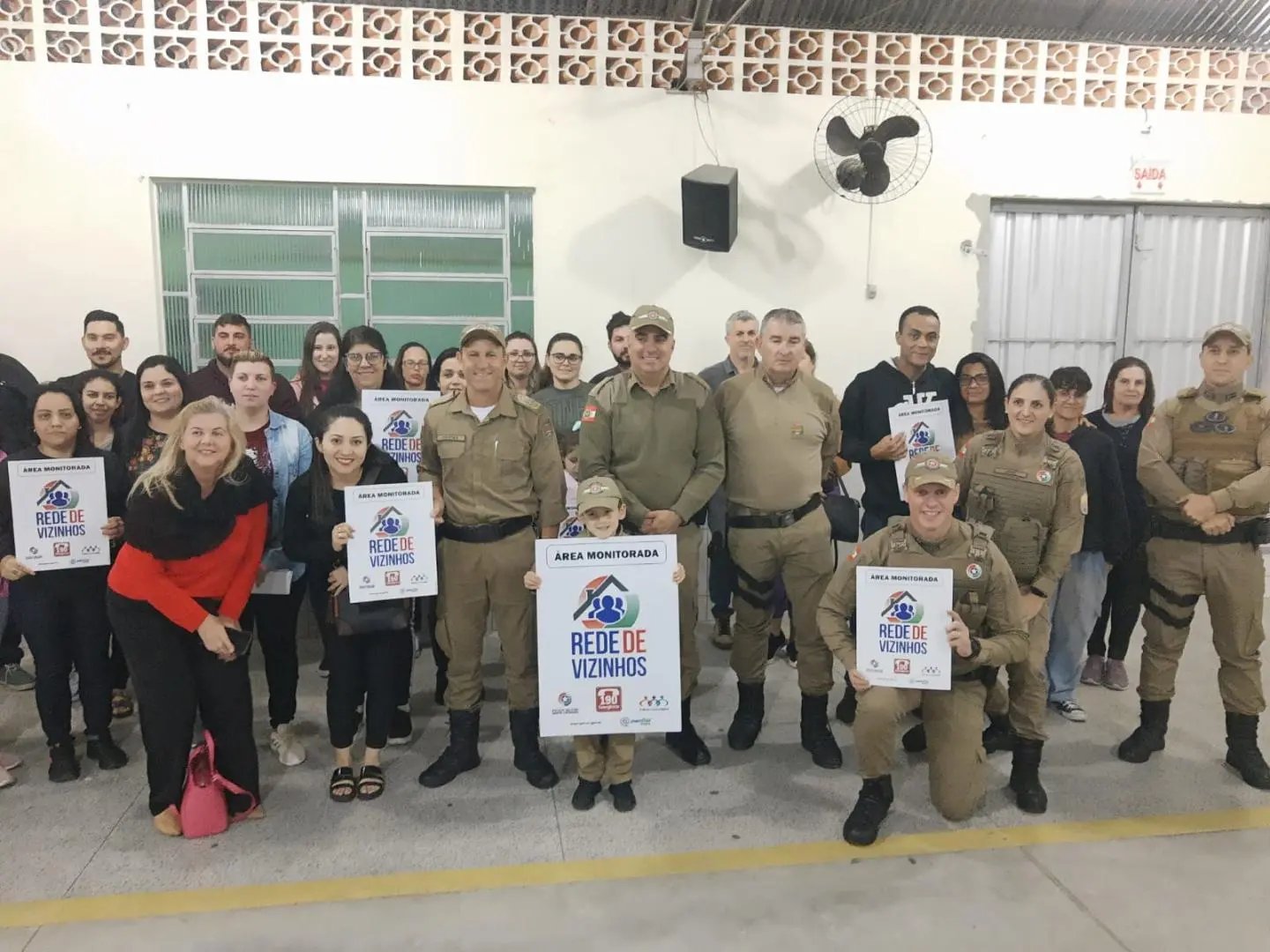Policia Militar instala a 100&ordf; Rede de Vizinhos em Brusque