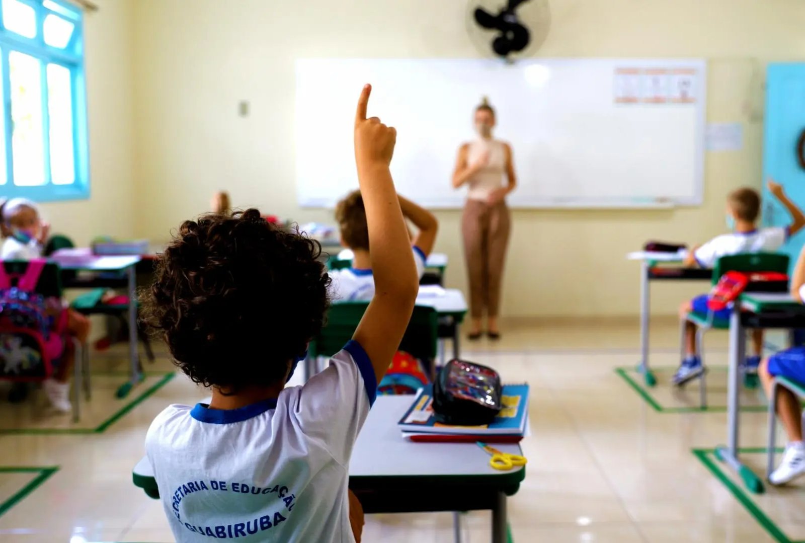 Alunos de Guabiruba voltaram &agrave;s aulas na &uacute;ltima segunda-feira