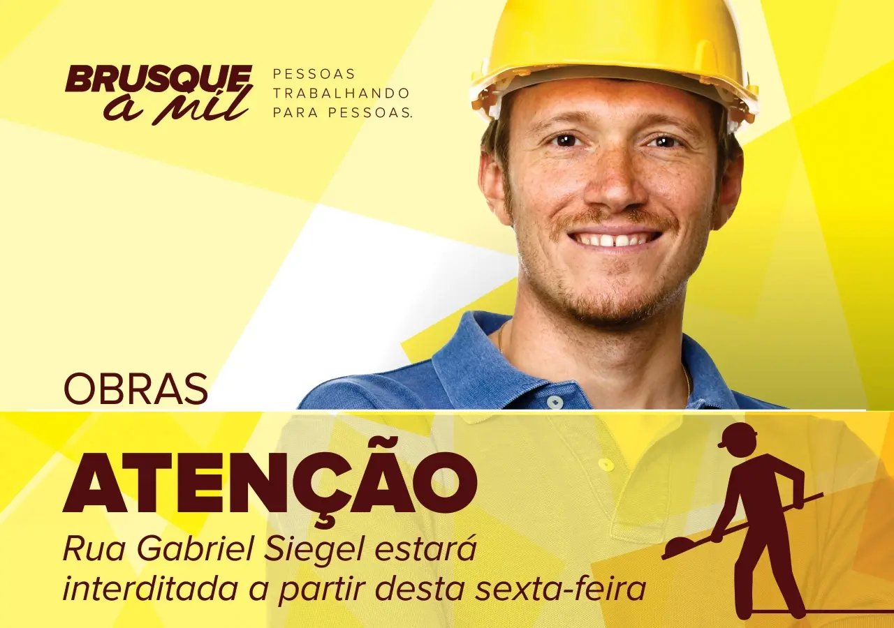 Rua Gabriel Siegel estará interditada a partir desta sexta