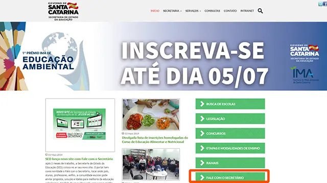 Educa&ccedil;&atilde;o lan&ccedil;a site em que popula&ccedil;&atilde;o pode interagir