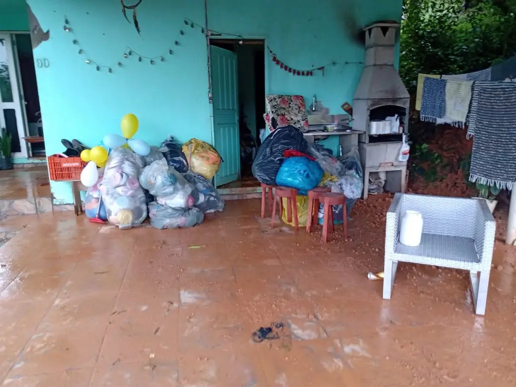 Doa&ccedil;&otilde;es aos atingidos em Guabiruba est&atilde;o sendo arrecadadas