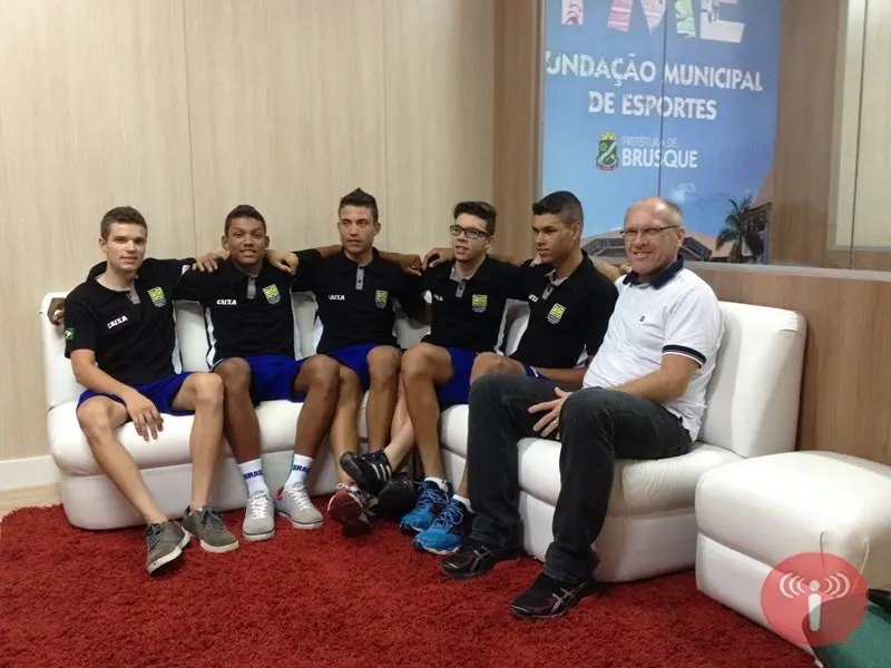 Equipe brasileira saiu de Brusque no sábado