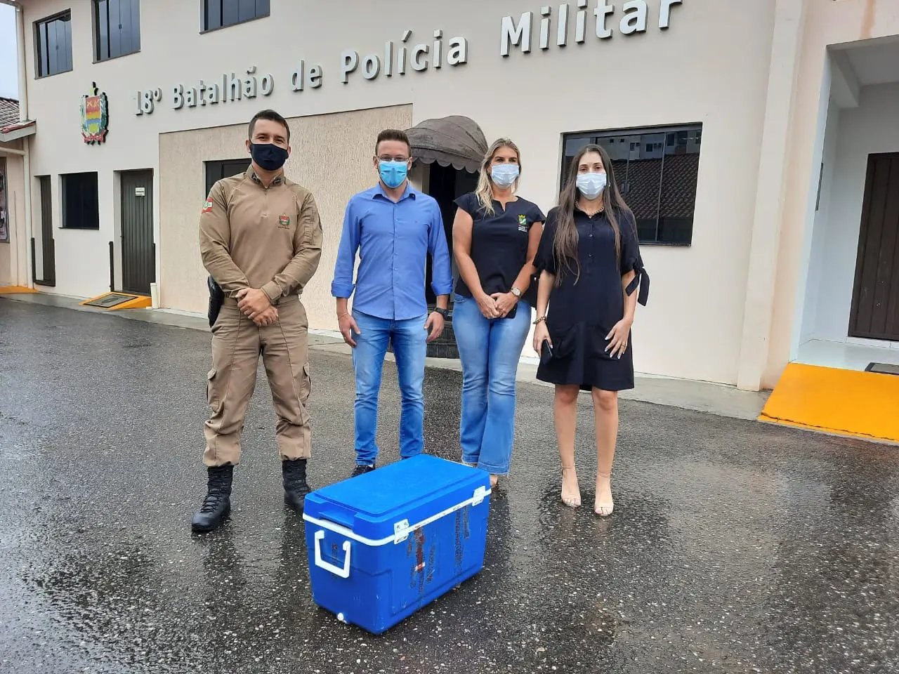 Vacinas contra Covid-19 j&aacute; est&atilde;o em Brusque