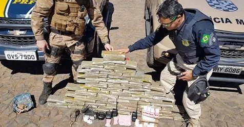 Pol&iacute;cia apreende droga que era trazida para o litoral de SC