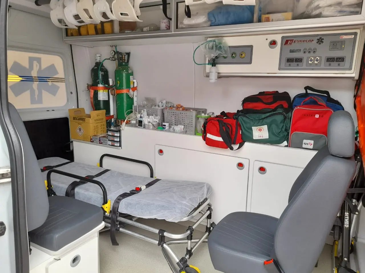 Samu retoma atividades em Brusque ap&oacute;s conserto da Ambul&acirc;ncia 