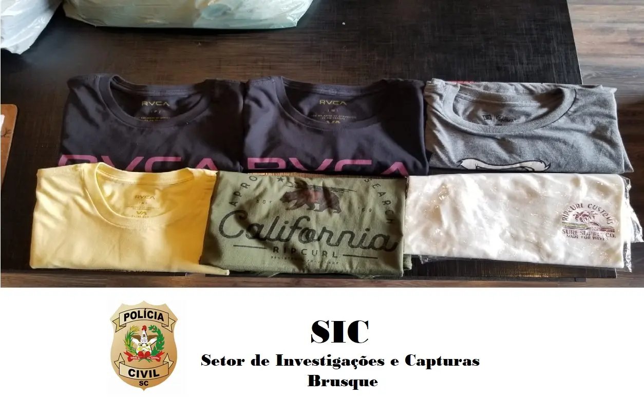 Pol&iacute;cia Civil desarticula esquema criminoso de comercializa&ccedil;&atilde;o de roupas