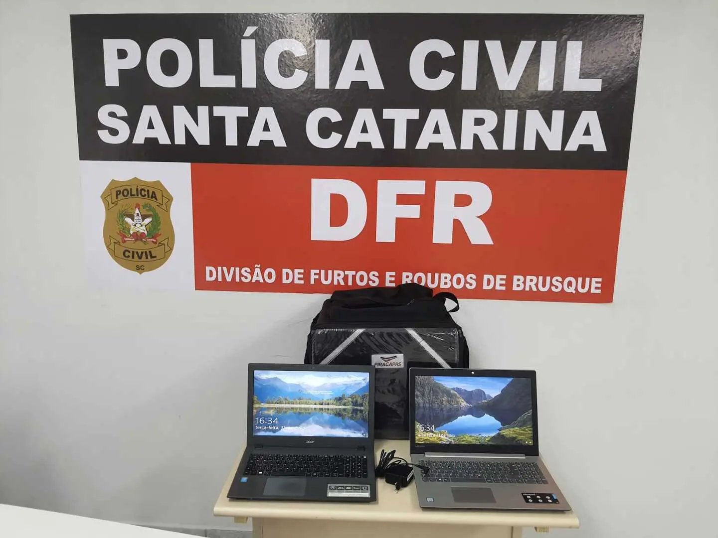 Itens furtados em Brusque e Itapema s&atilde;o recuperados pela pol&iacute;cia