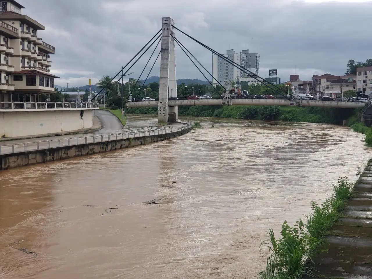 Decretada Situa&ccedil;&atilde;o de Emerg&ecirc;ncia em Brusque por causa da chuva