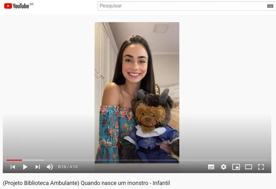 Projeto Biblioteca Ambulante UNIFEBE produz v&iacute;deos para o Youtube