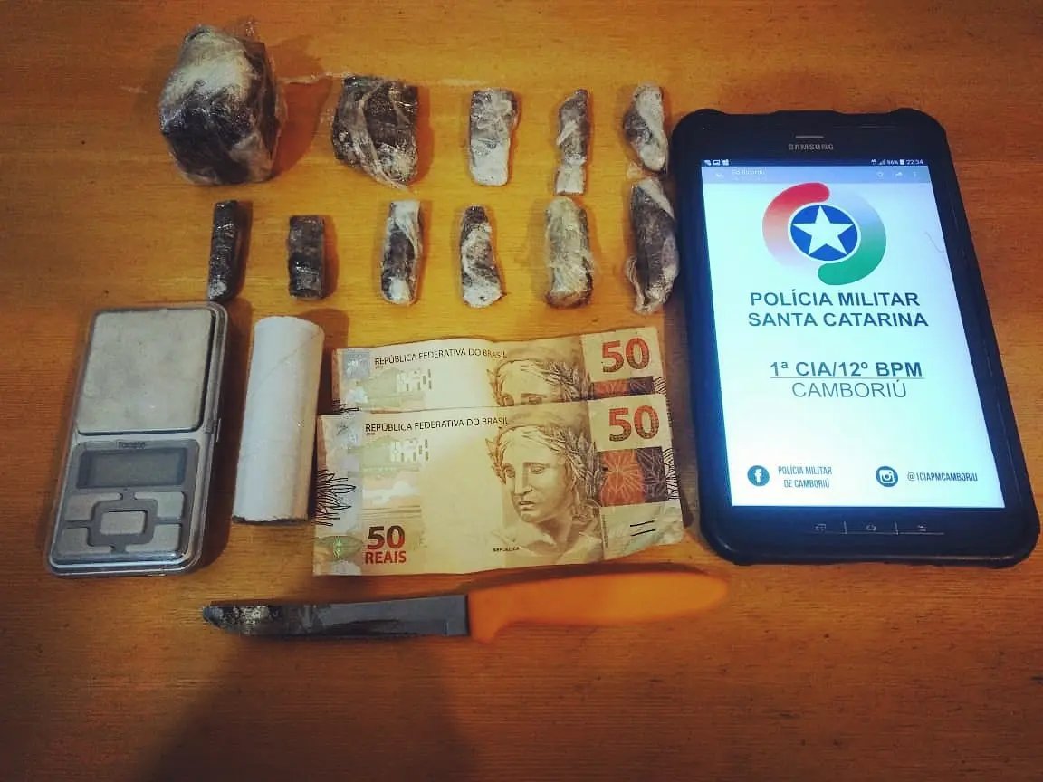 PM é acionada para crime de ameaça e prende traficante