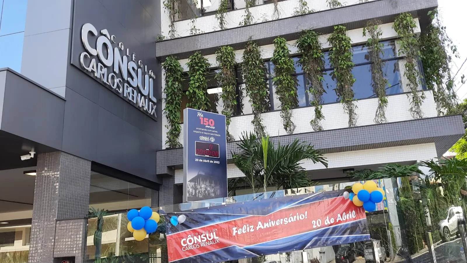 (V&iacute;deo) Col&eacute;gio C&ocirc;nsul Carlos Renaux celebra 150 anos