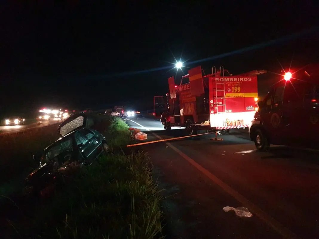 Acidente em Ilhota deixa tr&ecirc;s feridos