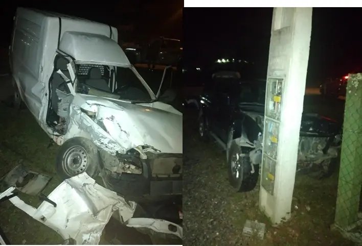 Acidente em Nova Trento deixa homens gravemente feridos