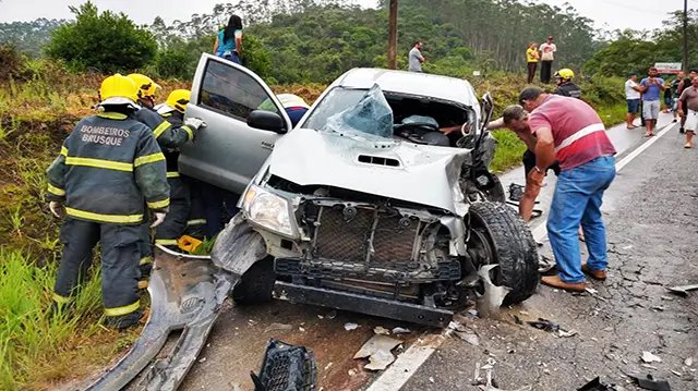 Morre motorista envolvido no acidente na Pedro Merisio em Botuverá 