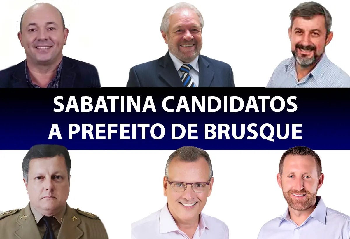 Candidatos a prefeito de Brusque participar&atilde;o de sabatina