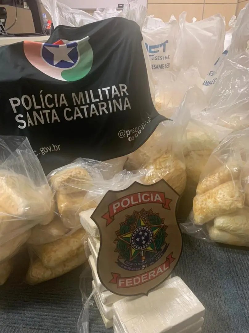 Mais de 700 quilos de drogas s&atilde;o apreendidas no litoral catarinense