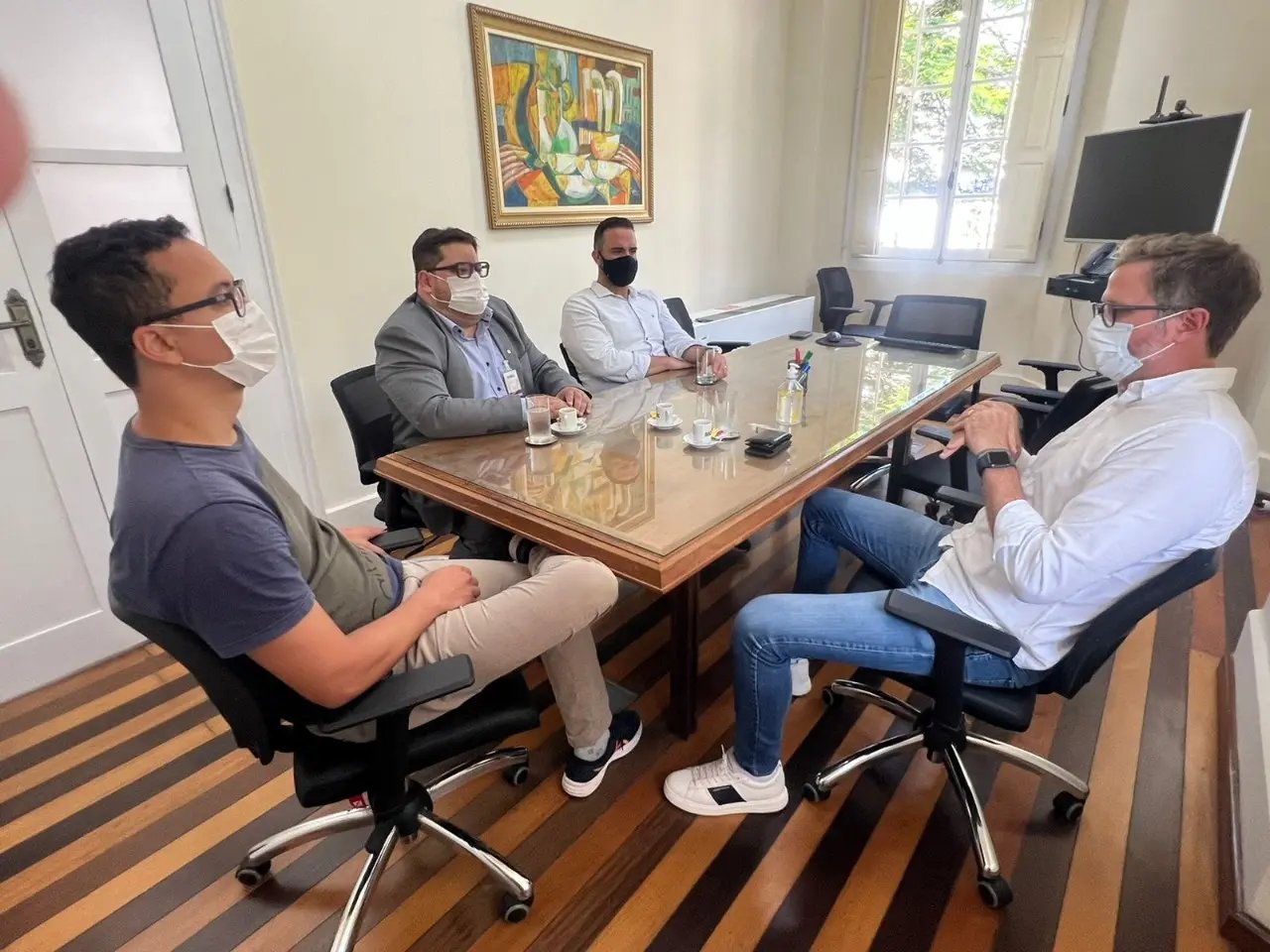 SINE Brusque participa de reuni&atilde;o com Badesc e empresariado
