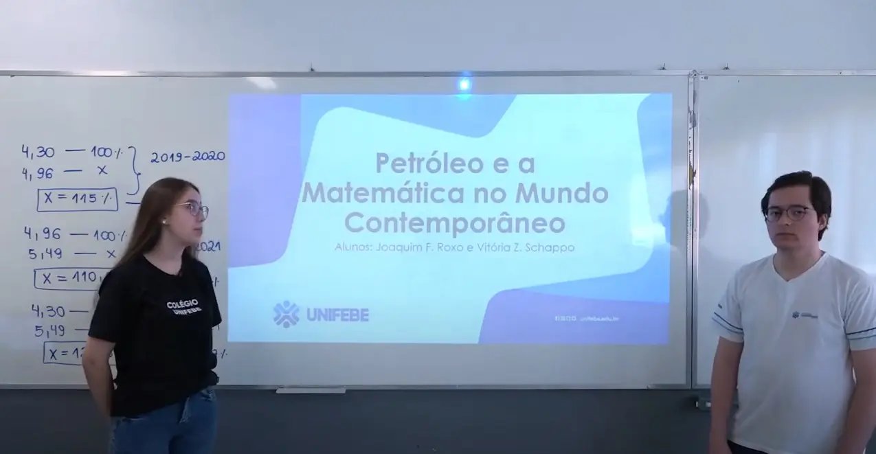 Feira estadual de Matem&aacute;tica premia cinco trabalhos do Col&eacute;gio Unifebe