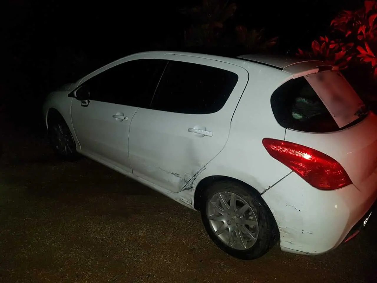 Carro de Brusque se envolve em acidente na SC-108