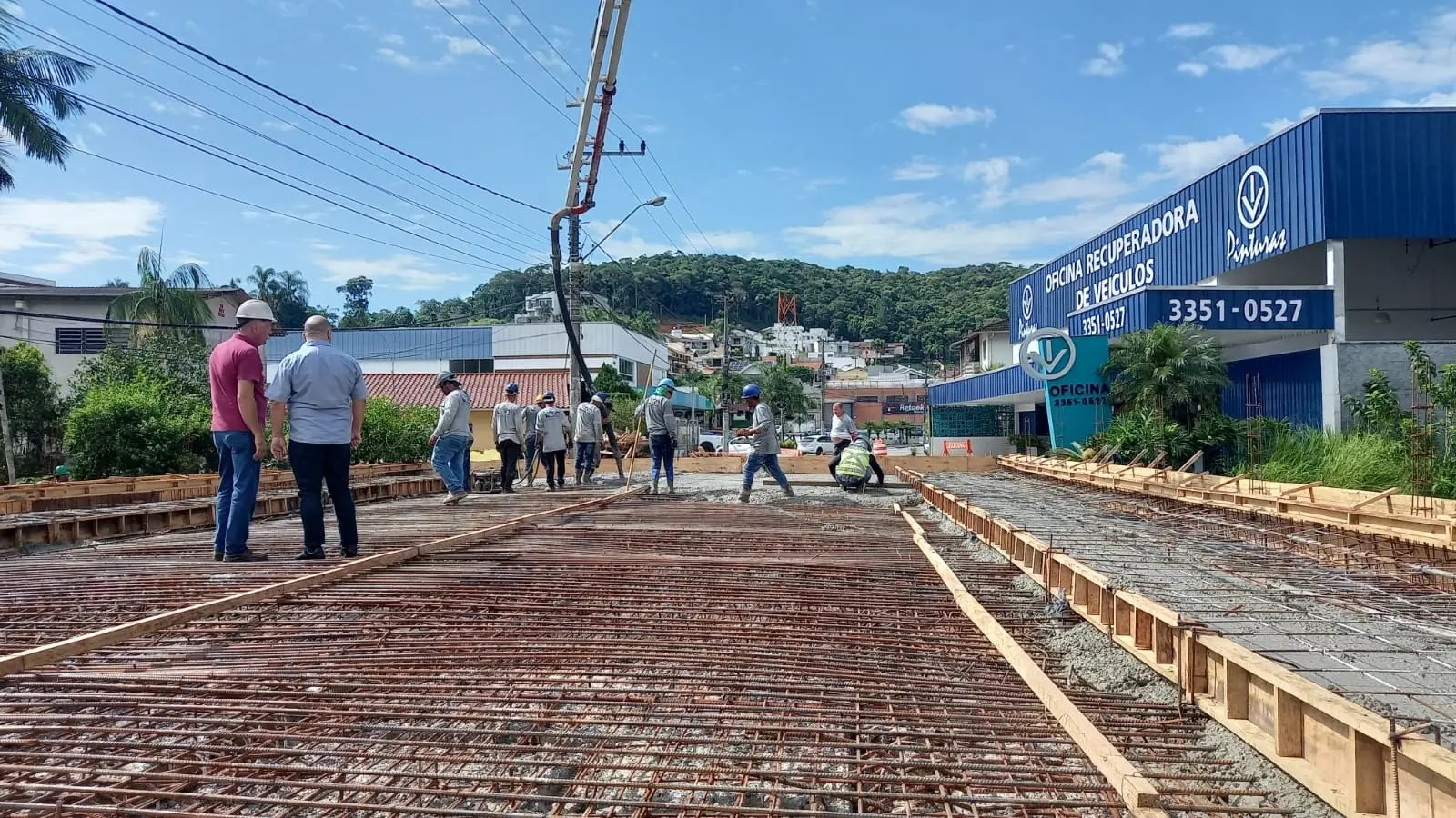 &Uacute;ltima etapa da nova ponte do bairro Guarani &eacute; finalizada hoje (22)
