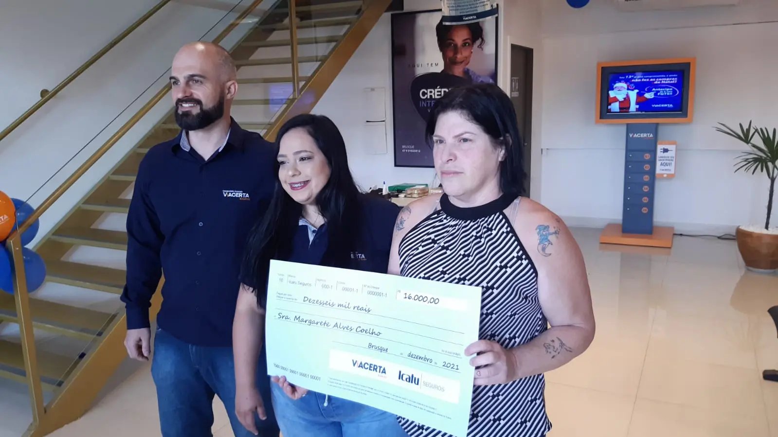 Cliente Viacerta Banking ganha R$ 16 mil em premia&ccedil;&atilde;o