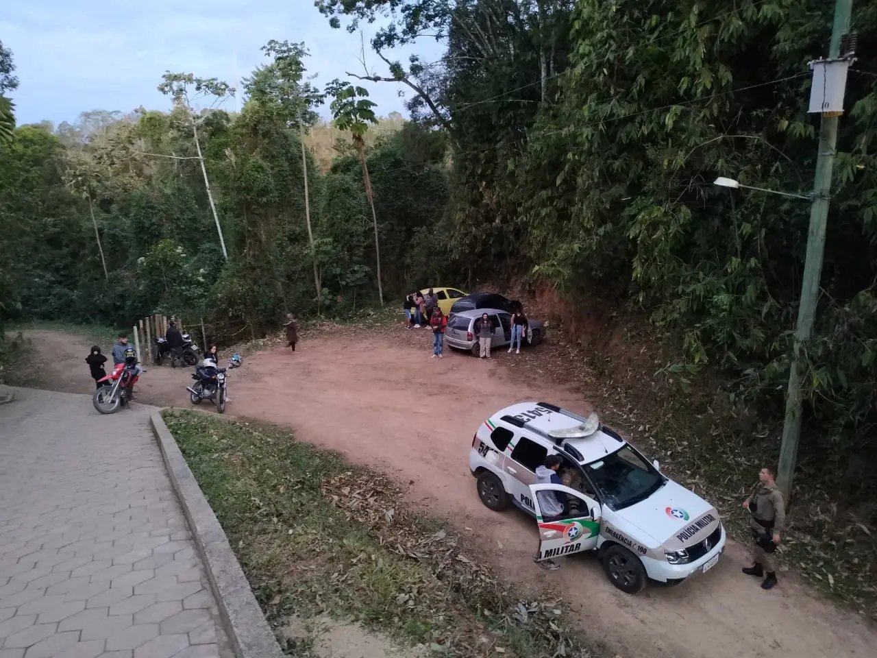 Prefeitura de Guabiruba e PM fiscalizam atrativos tur&iacute;sticos