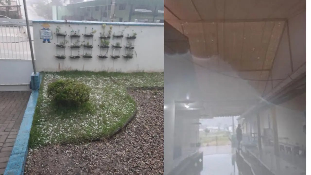 (V&iacute;deo) Temporal causa estragos novamente em Guabiruba