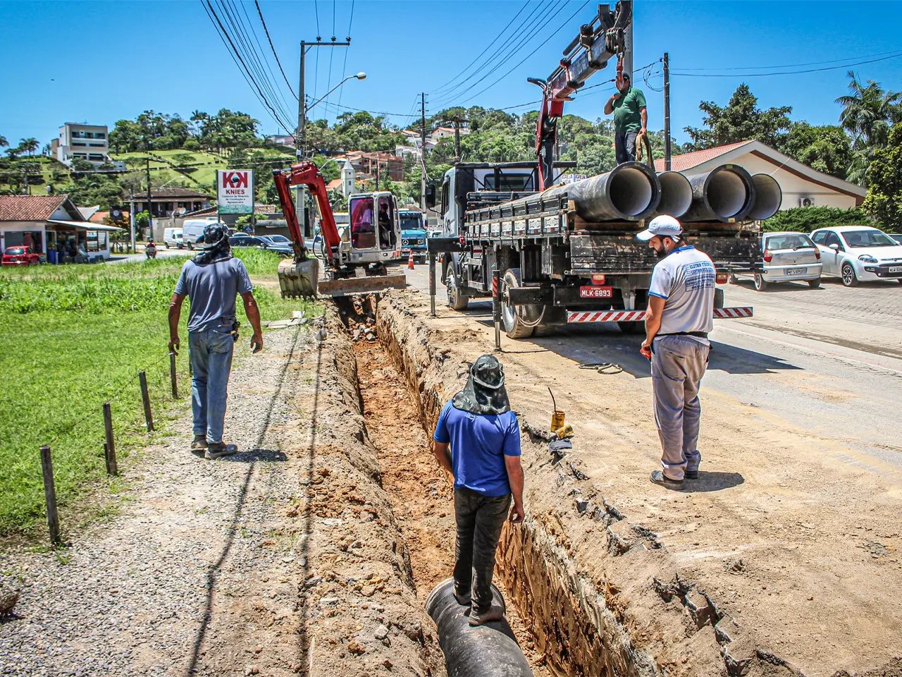 Obras na rede podem fazer regi&otilde;es ficarem sem &aacute;gua
