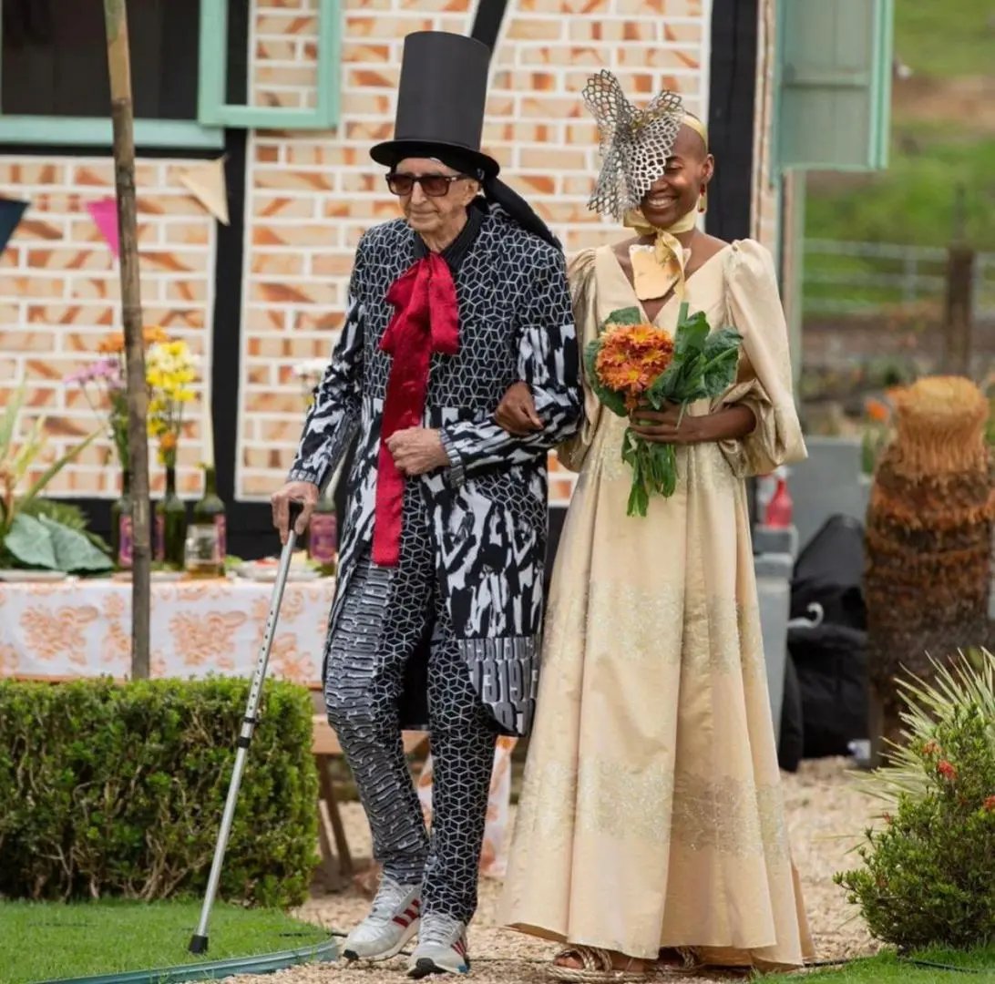 Seu Walter Orthmann vira modelo no maior evento de moda da Am&eacute;rica Latina 