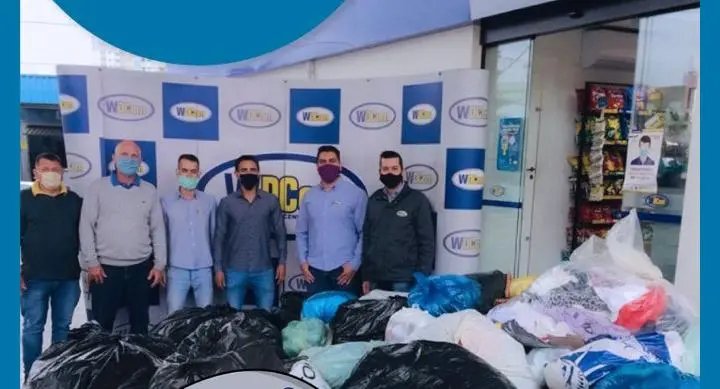 Empresa doa uma tonelada de agasalhos para a Assist&ecirc;ncia Social