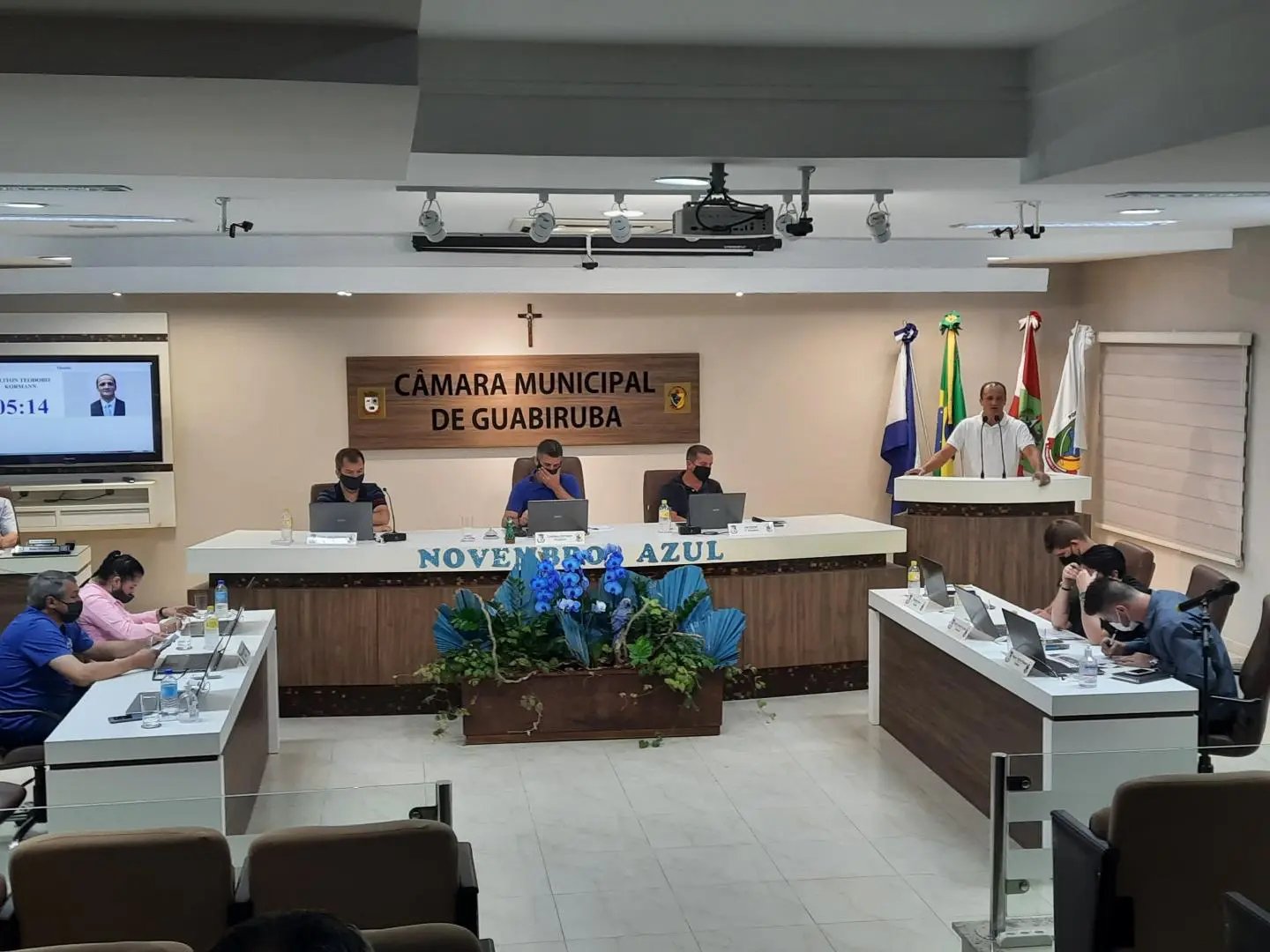 (V&iacute;deo) C&acirc;mara de Guabiruba analisa presta&ccedil;&atilde;o de contas de 2020