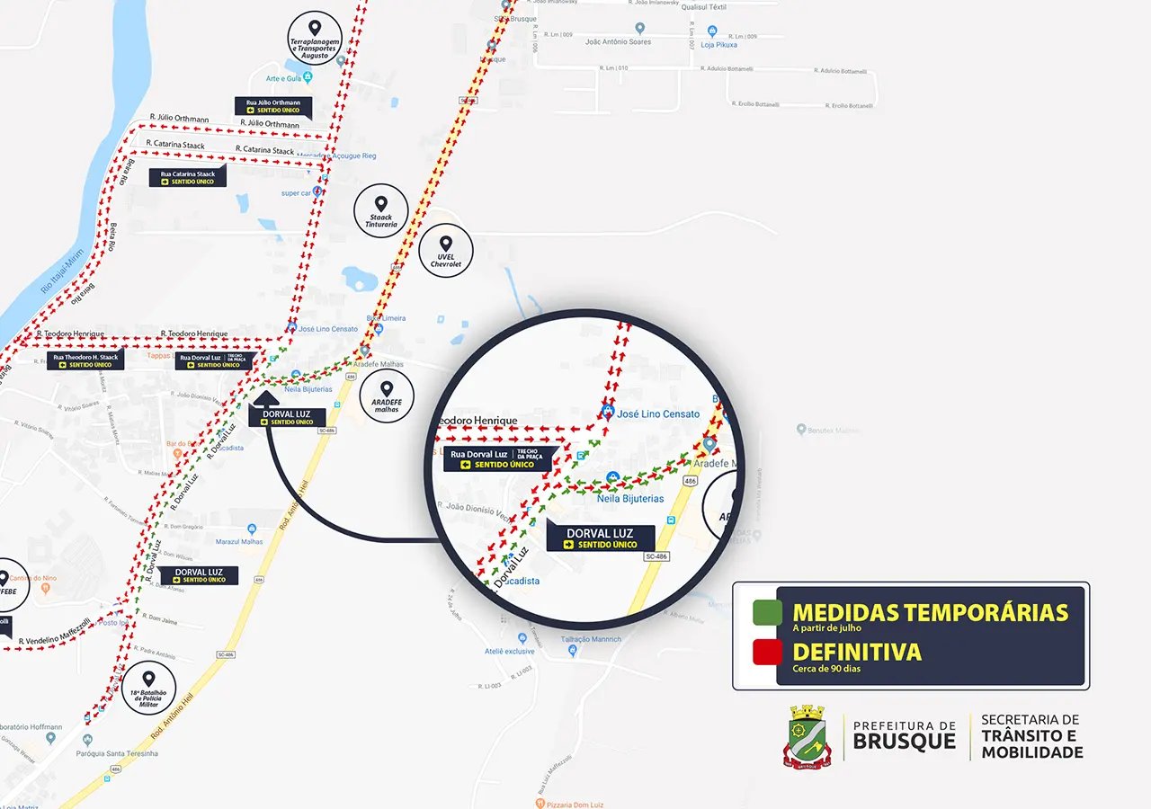 Prefeitura fará mudanças no trânsito dos bairros Santa Terezinha e Limoeiro