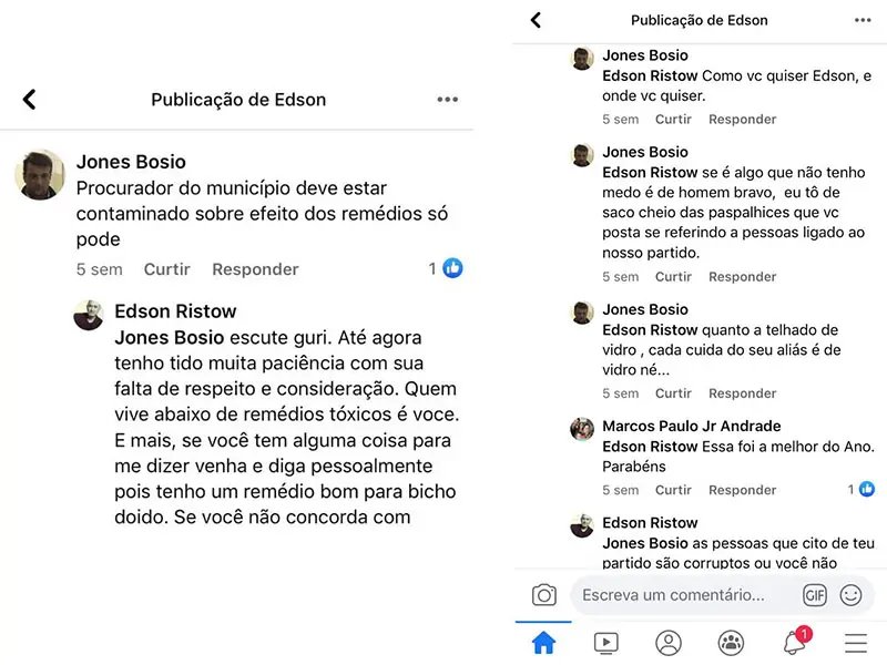 Vereador causa desconforto ao citar bate boca e mencionar "rachadinha"