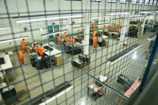 Em SC 31% da população carcerária trabalha nos presídios