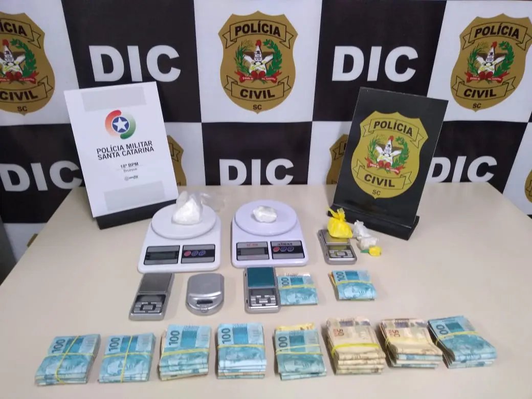 Mega opera&ccedil;&atilde;o ataca tr&aacute;fico em Brusque e cidade do litoral