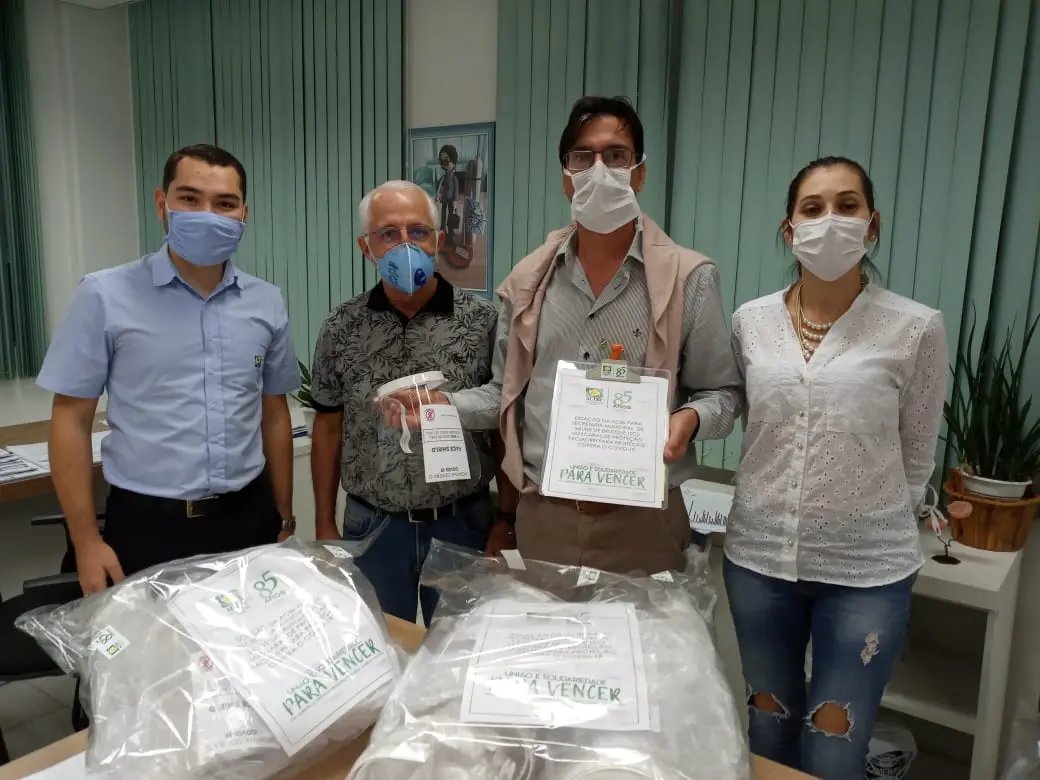 Acibr doa m&aacute;scaras a prefeituras e hospitais da regi&atilde;o