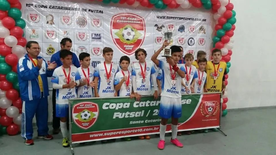 Sub-12 do Guarani é vice-campeão da Copa Catarinense