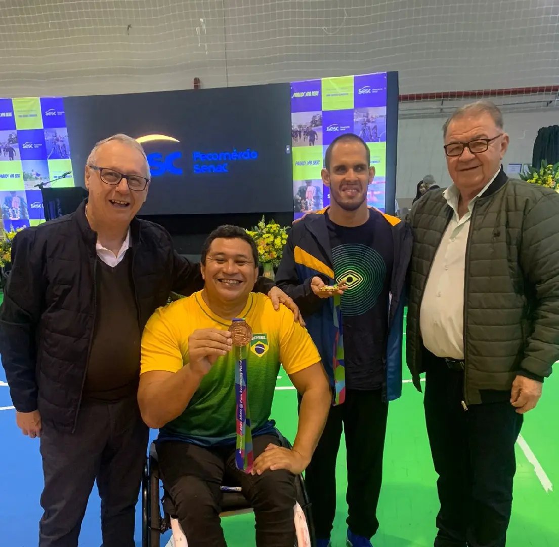 ParaCopa Sesc começa em Brusque com palestra de Clodoaldo Silva