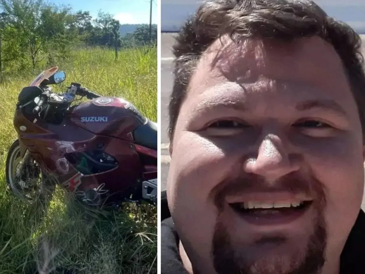 Motociclista morre após bater contra carro e ser atropelado por caminhão