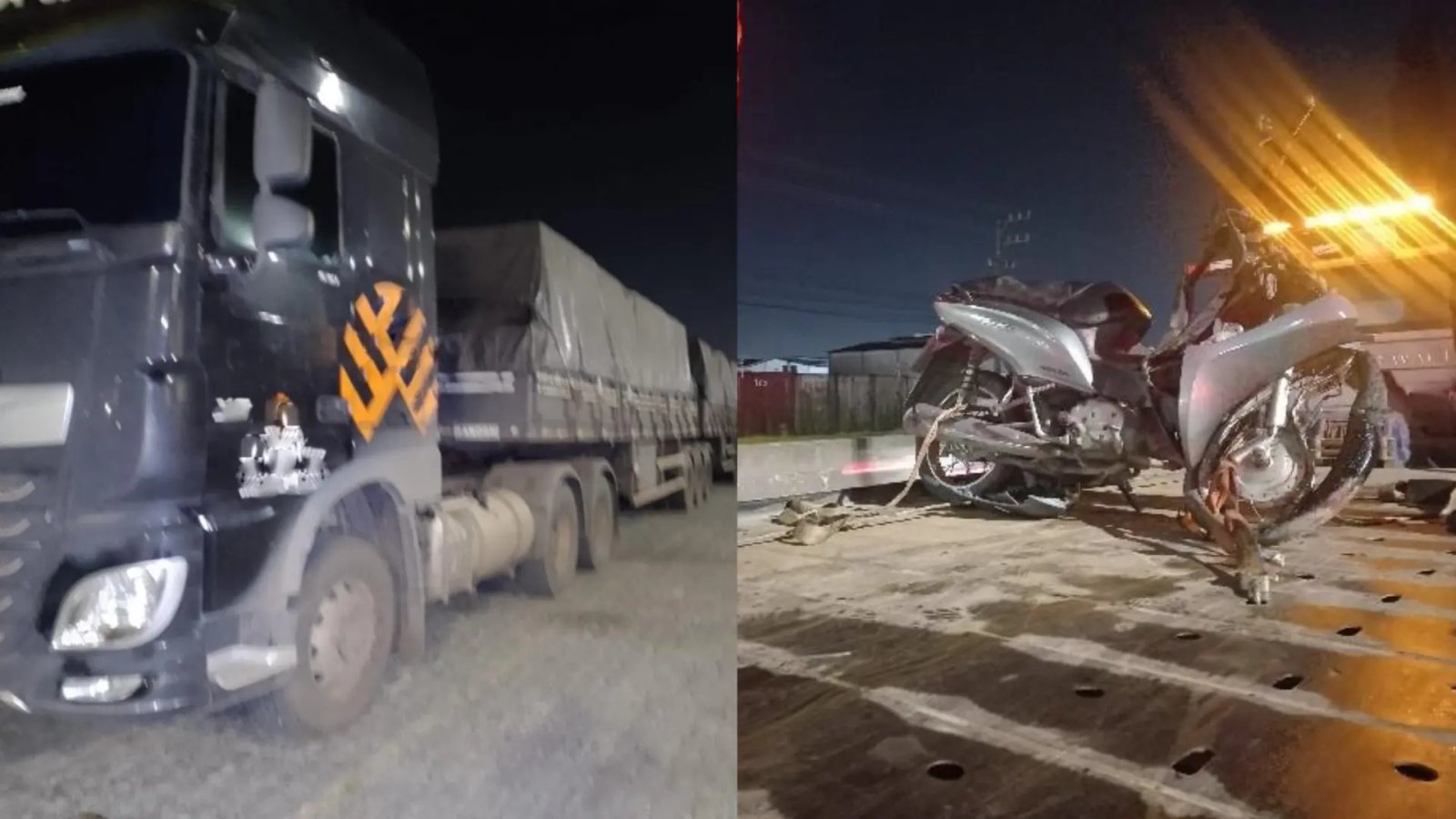 Motociclista sofre graves ferimentos em acidente na Rodovia Jorge Lacerda