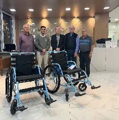 Hospital Azambuja recebe doação de cadeiras de rodas do Rotary Club - 1