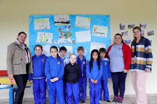 Escolas de Guabiruba destacam benefícios da bicicleta para o meio ambiente - 1