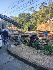 Secretaria de Obras realiza manutenção da ponte do Taquaruçu - 2