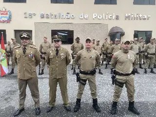 Policiais militares são promovidos durante solenidade em Brusque - 9