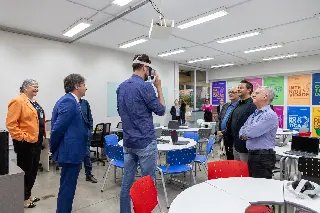 Secretário de Estado da Ciência, Tecnologia e Inovação visita a UNIFEBE - 1