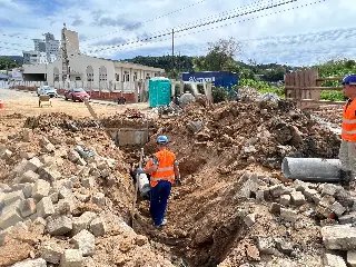Obras de macrodrenagem na bacia São Leopoldo estão 50% concluídas - 2