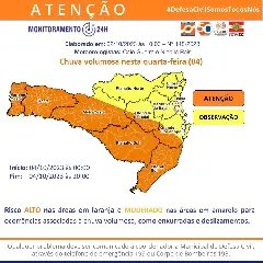 Defesa Civil em estado de alerta para possíveis temporais - 2