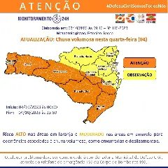 Defesa Civil reforça alerta para temporais com chuva intensa - 2